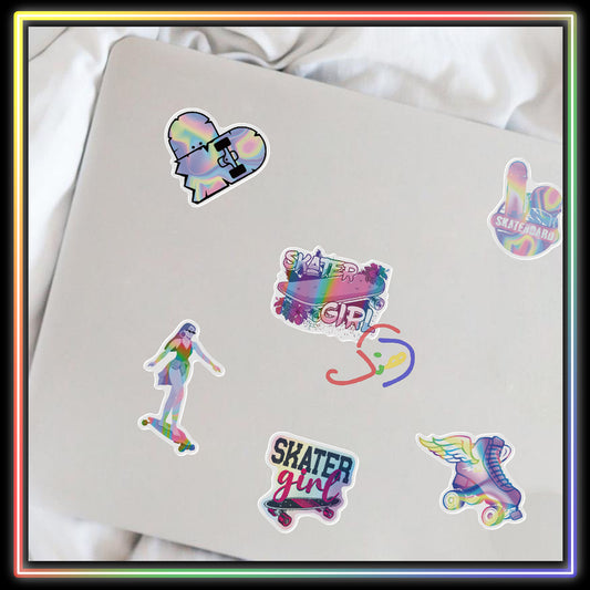 Multi-colored (Laser) Stickers