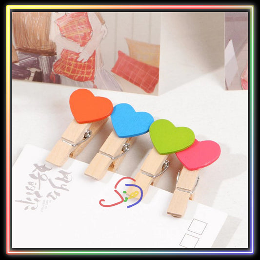 Heart Pegs (Multi)