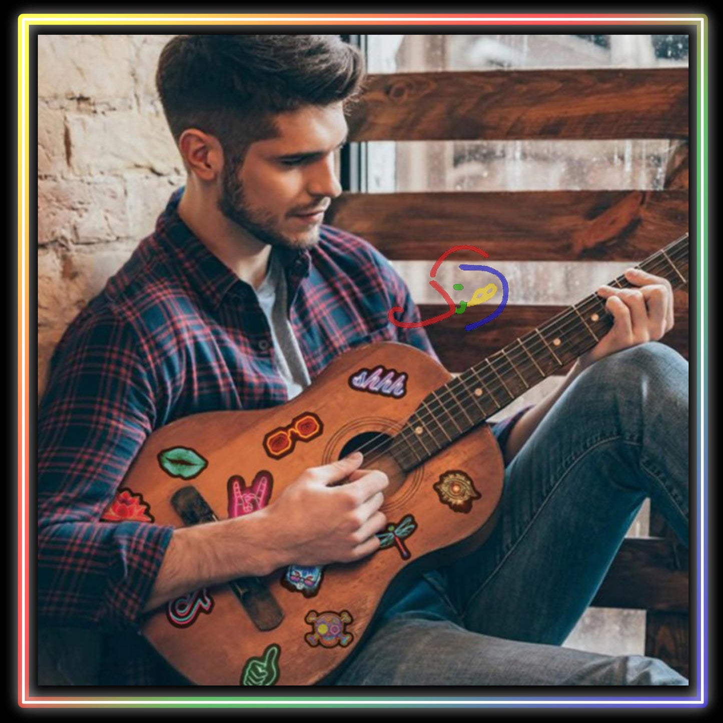 Neon Decorative Stickers