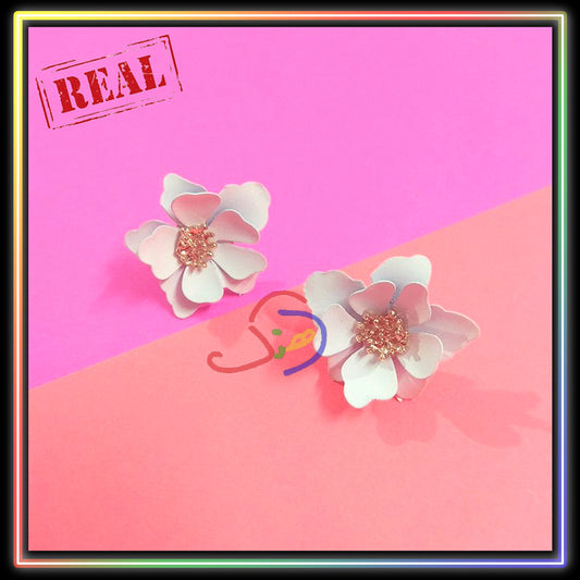 Korean Floral Ear-studs