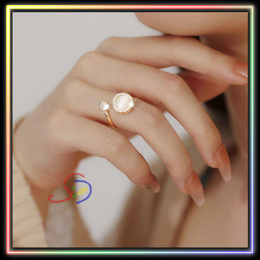 Rotatable Opal Ring