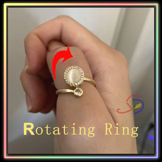 Rotatable Opal Ring