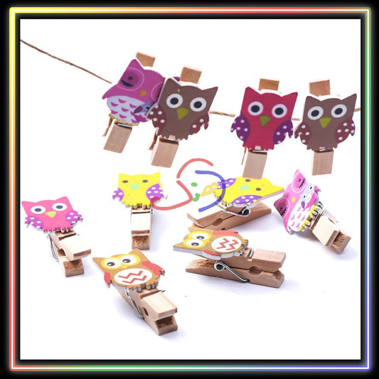 Funky Owl Mini Clips