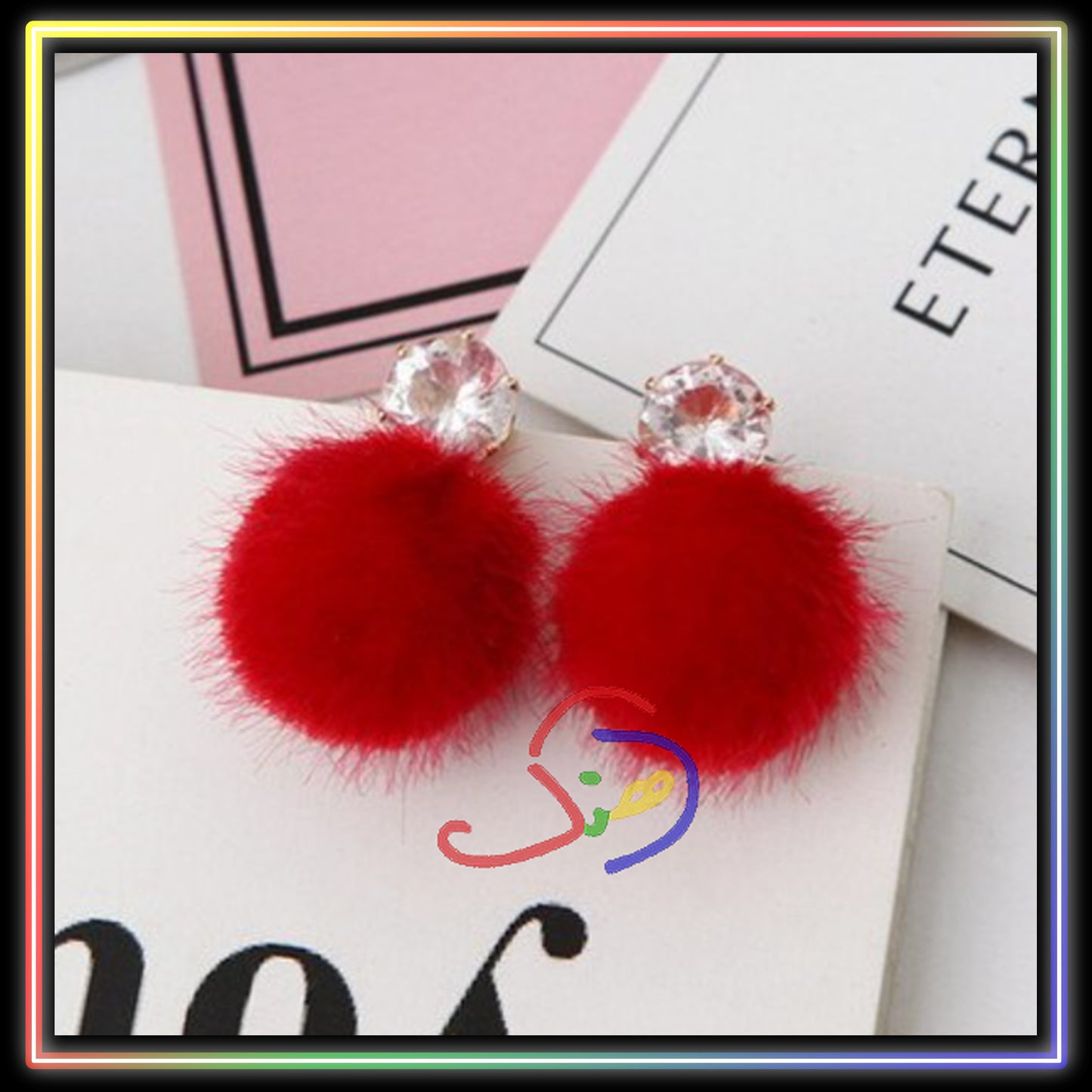 Pompom Earrings