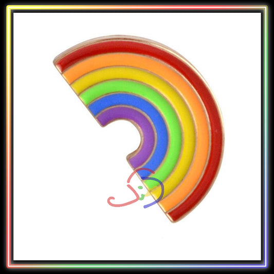 Rainbow Brooch Pin