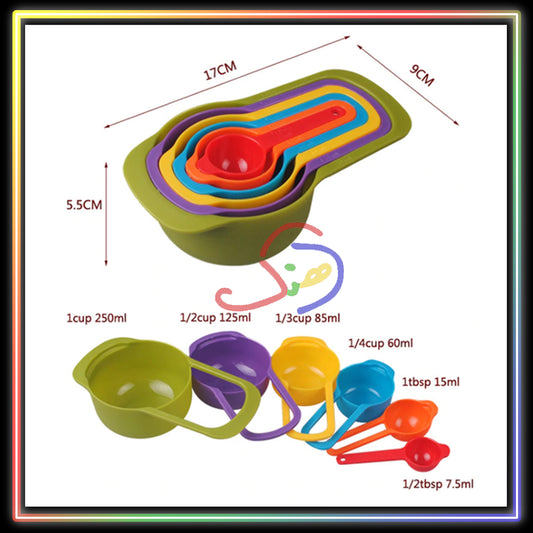 Rainbow Measuring Cups