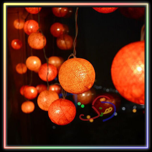 LED Light Balls String (Red)