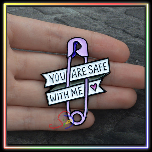 You are Safe Pin