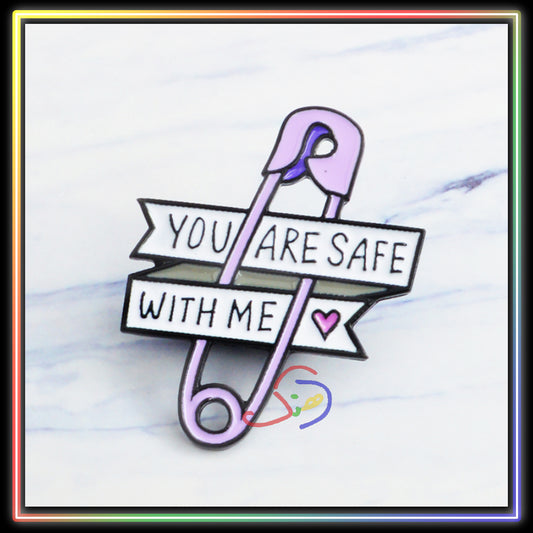You are Safe Pin