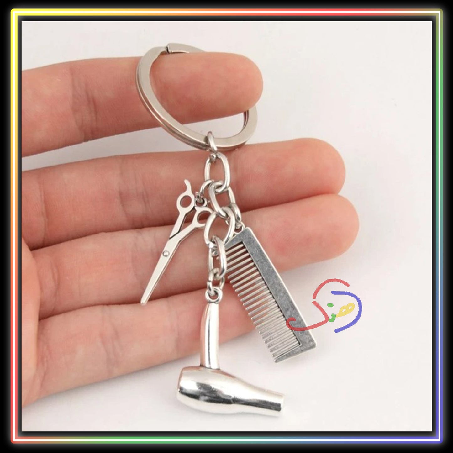 Hair Stylist Keychain
