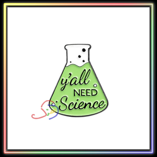Science Brooch Pin