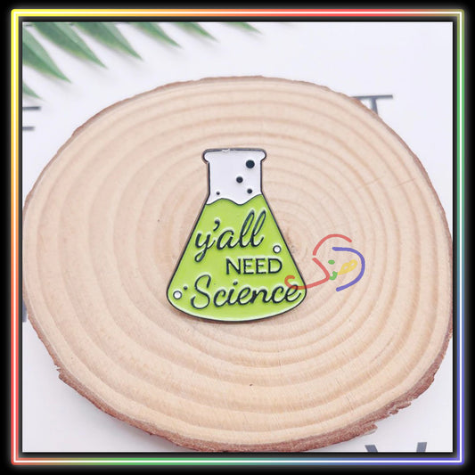 Science Brooch Pin