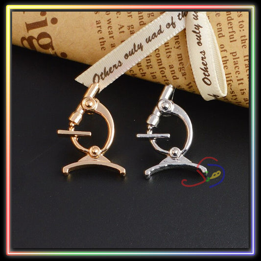 Microscope Brooch