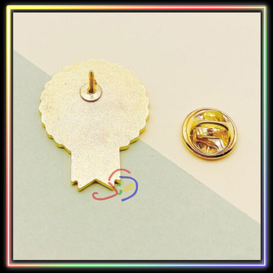 She Did It Brooch