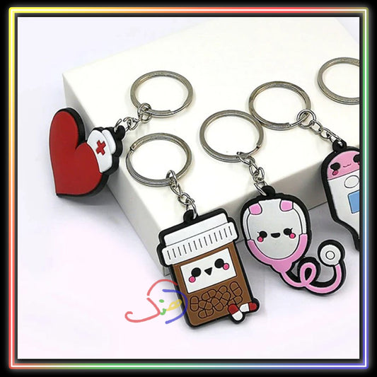 Cartoon Medical Keychain