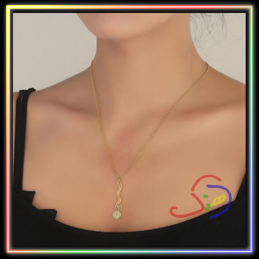 Spiral Pendant Chain