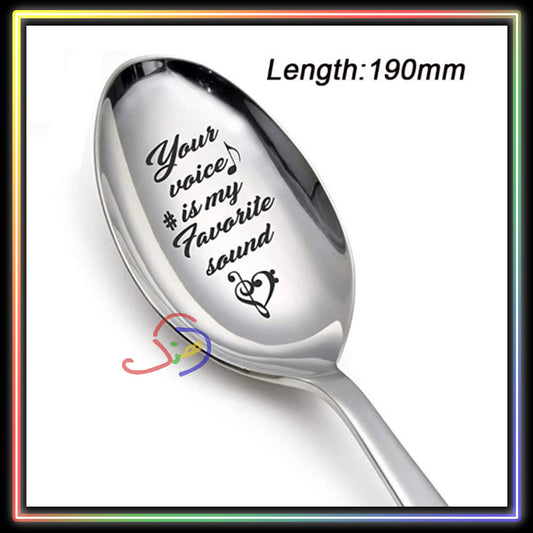 Unique Engraved Spoon