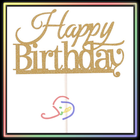 Happy Birthday Cake Toppers