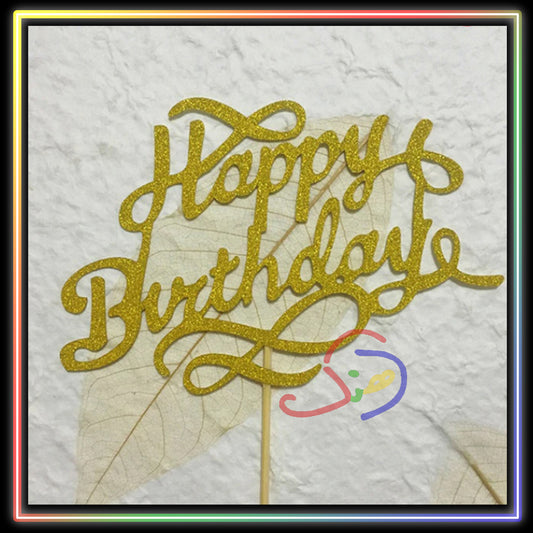 Happy Birthday Cake Topper
