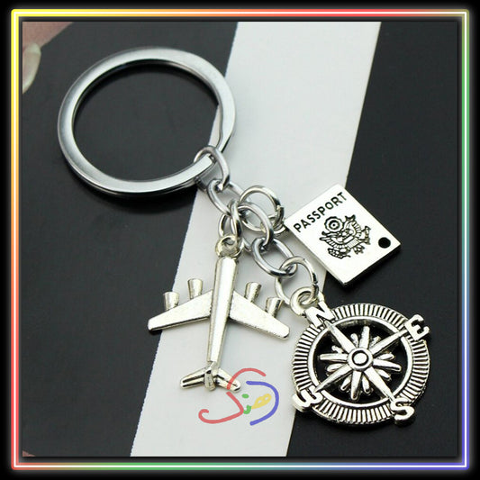 Travel the World Keychain