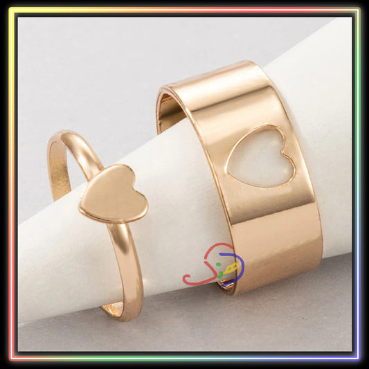 Twin Rings (Heart)
